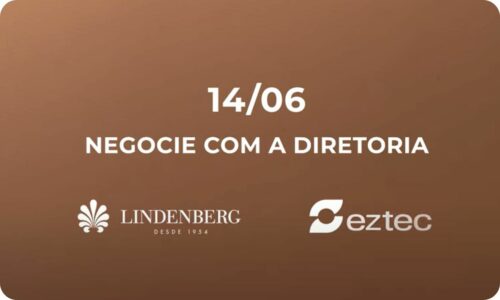 Ambiente da Galeria Eztec com design sofisticado e espaço gourmet para receber clientes em evento exclusivo de 2025