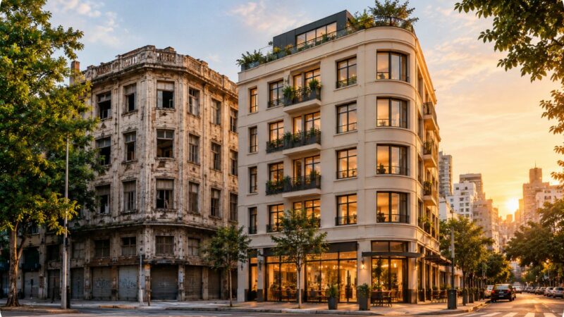 Retrofit de imóveis antigos: oportunidades no mercado imobiliário