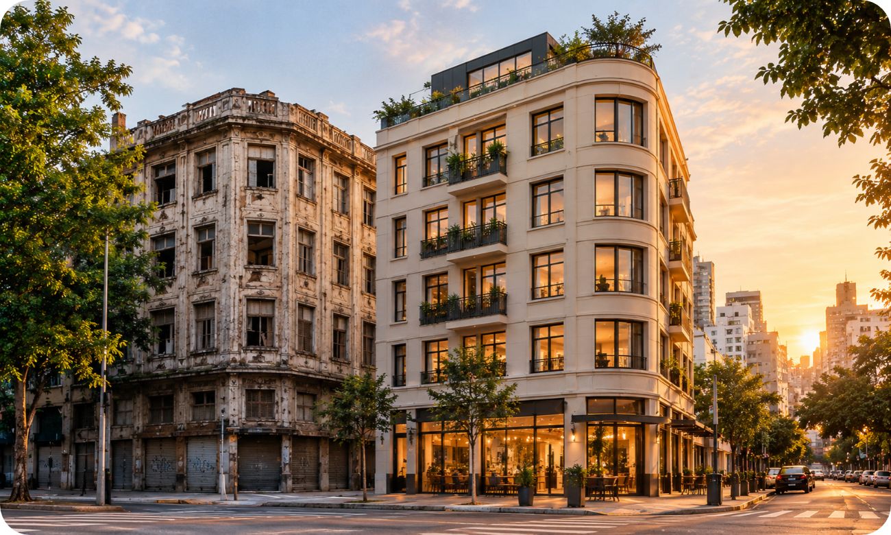 Retrofit de imóveis antigos: oportunidades no mercado imobiliário